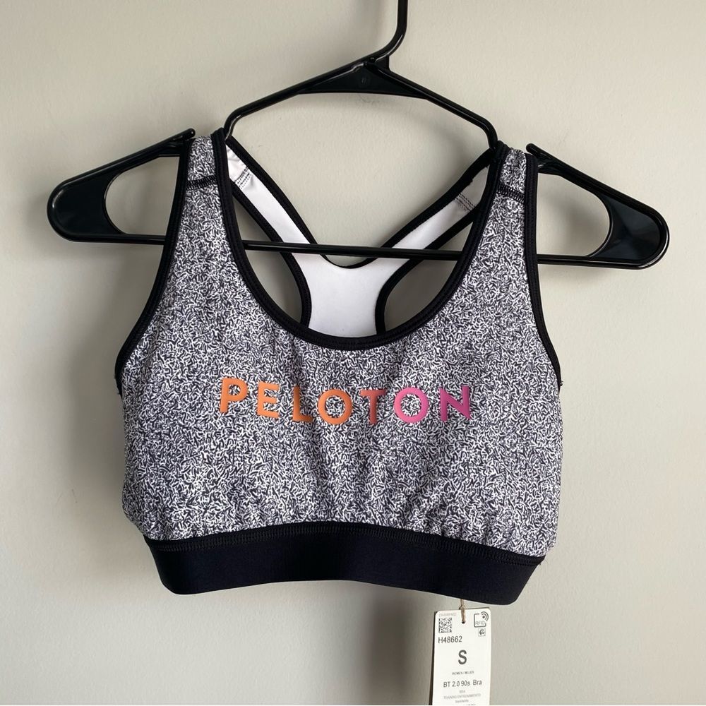 ADIDAS X PELOTON Believe This 2.0 90s Racerback Sports Bra Small NWT